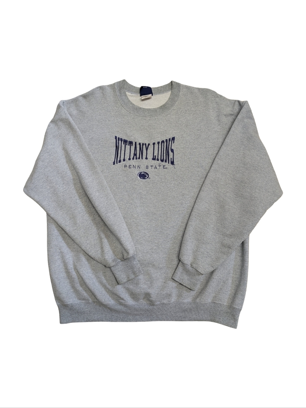 90s/00s Nittany Lions Gray Crewneck Vintage Embroidered Sweatshirt